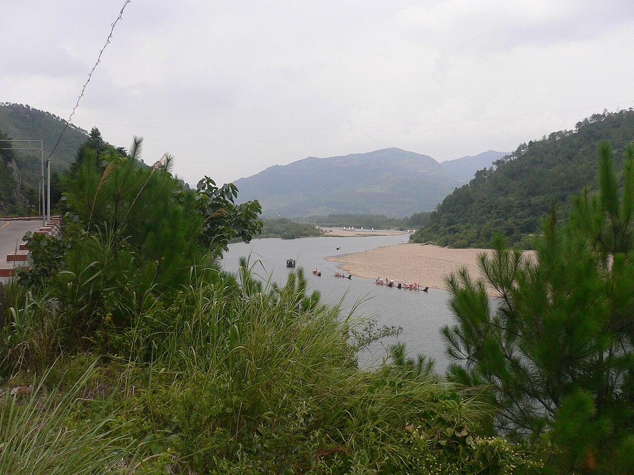 楠溪江竹筏漂流